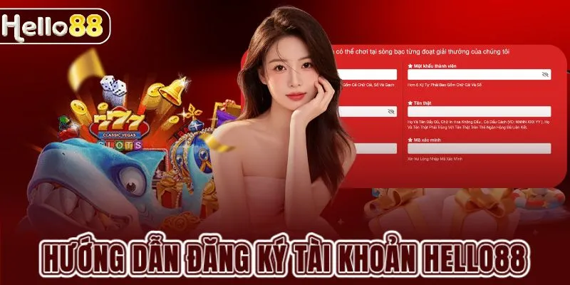 Hướng dẫn đăng ký hội viên nhà cái HELLO88