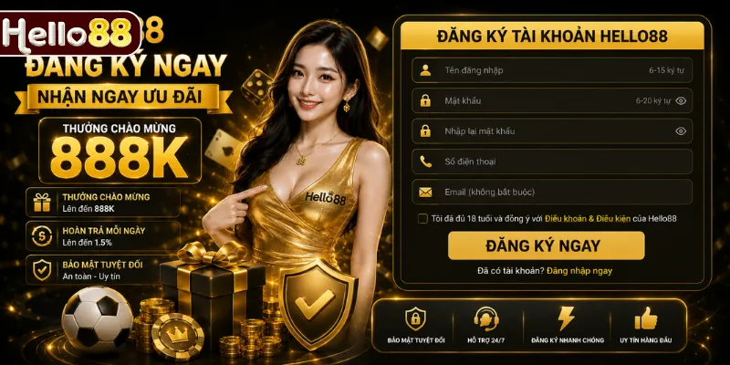 Lưu ý khi đăng ký HELLO88