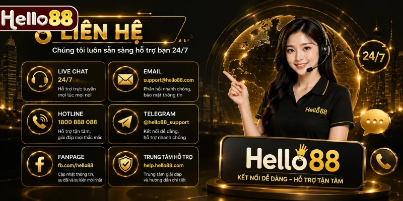 Tổng hợp các kênh liên hệ HELLO88 chính thức